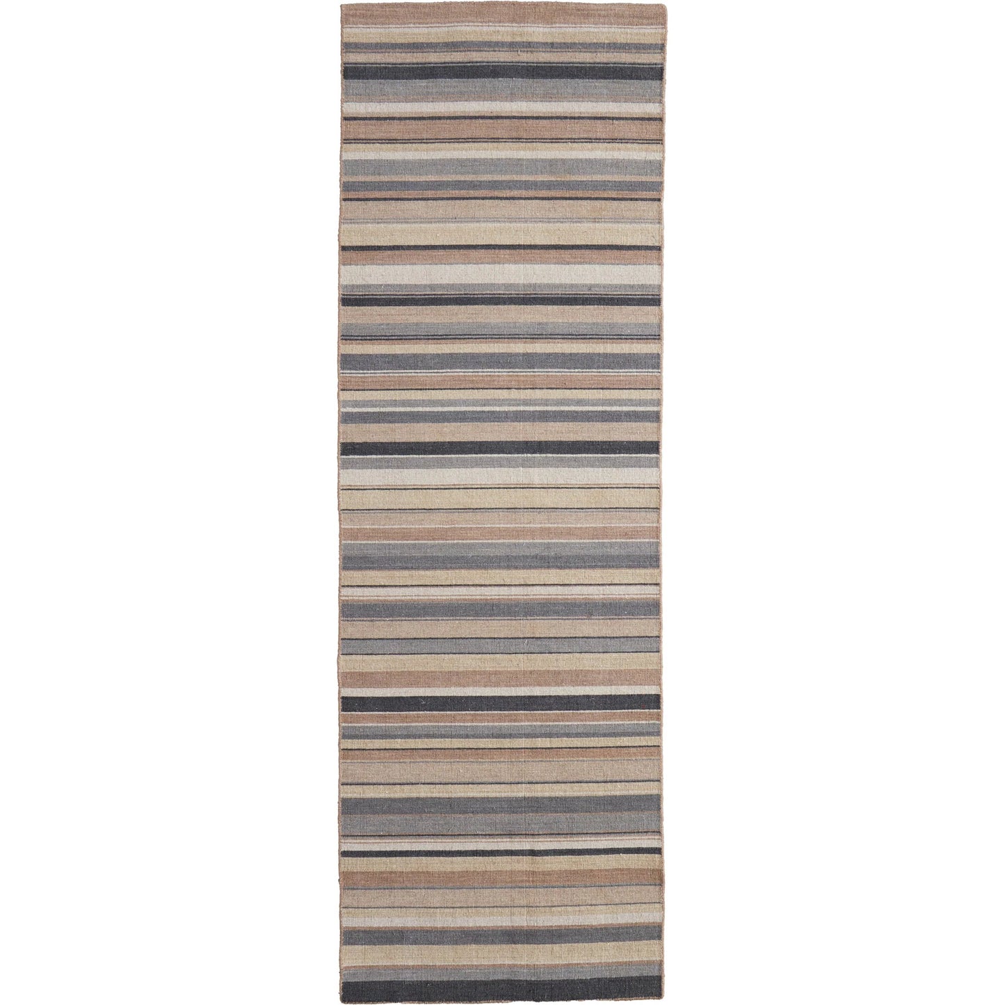 008 SI-2130030 | Primary Silo | Silva Transitional Stripes Rug - I0499 by Feizy in gold, gray, tan. Made from wool in a unique style.