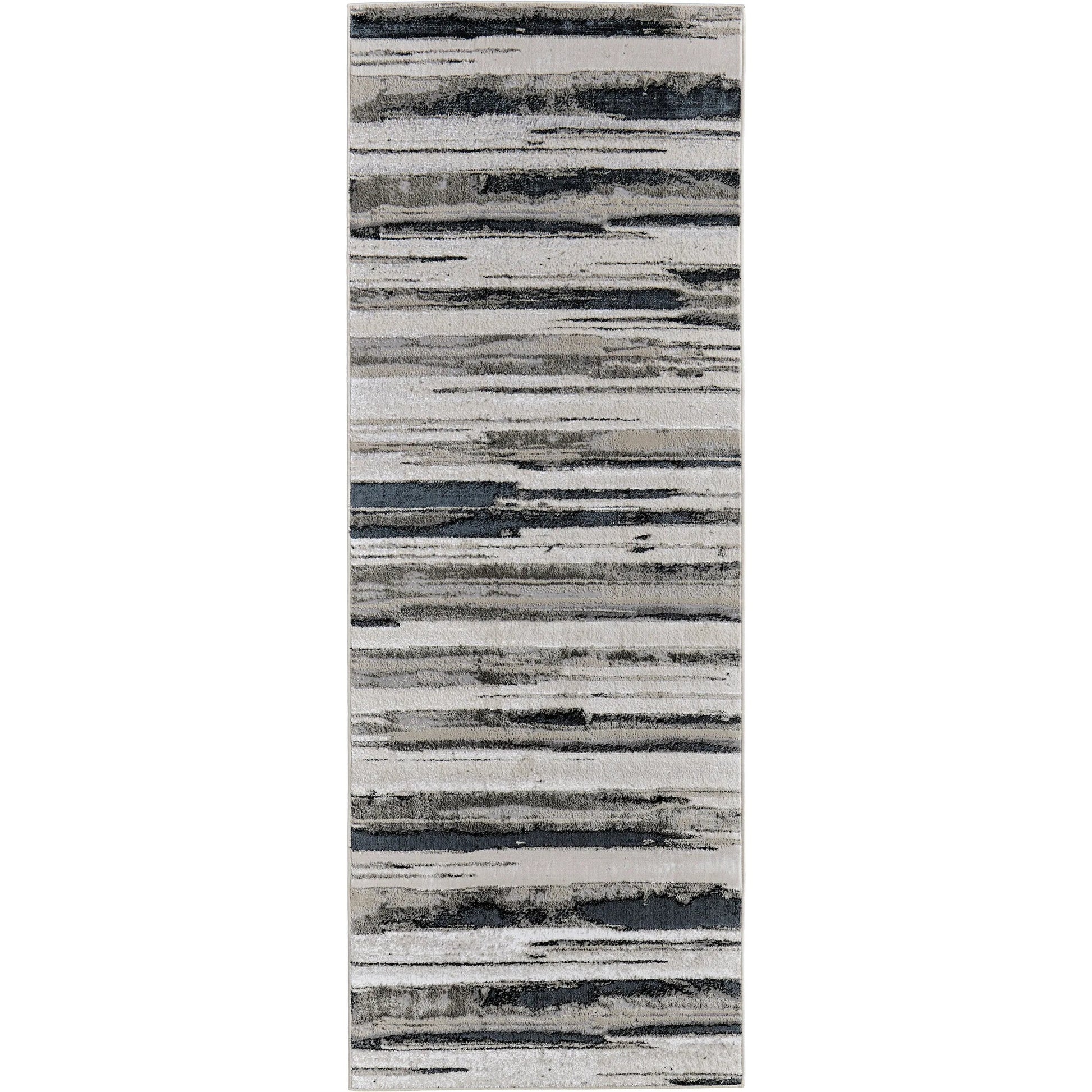 Micah Rug - 3049F by Feizy in silver, gray, black. Made from polyester, polypropylene in a unique style.