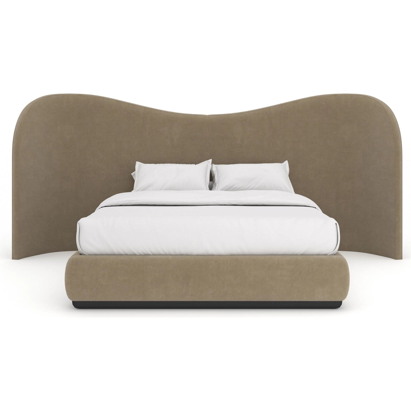 002 SI-2370750,SI-2370751 | Additional Silo | Clio Bed by Caracole in dark taupe and dark chocolate. Made from unique in a modern style.