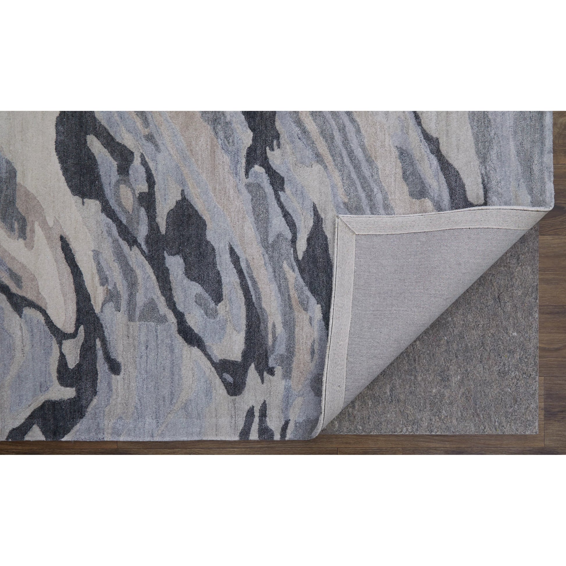 Dryden Transitional Rug - 8790F by Feizy in blue, gray, taupe. Made from viscose, wool in a unique style.