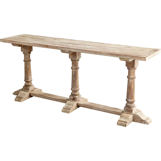 Cruzar Console by Cyan Design in slate gray. Made from wood in a cottage & farmhouse style.