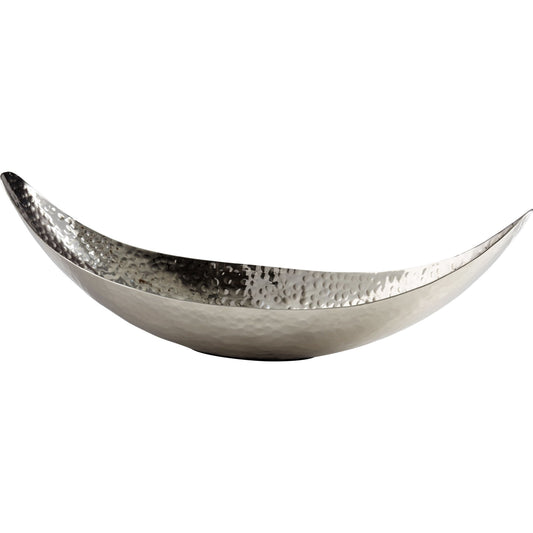 Riviera Tray by Cyan Design in nickel. Made from aluminum in a modern style.