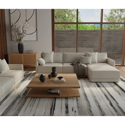 Micah Rug - 3049F by Feizy in silver, gray, black. Made from polyester, polypropylene in a unique style.