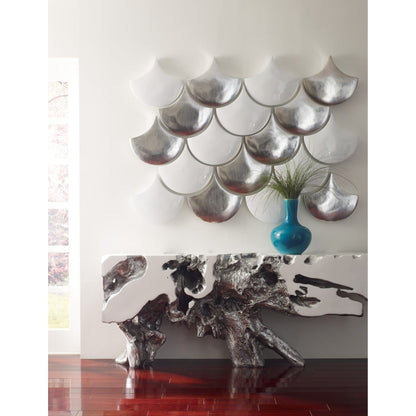 Freeform Console Table by Phillips Collection. Made from unique in a rustic style.