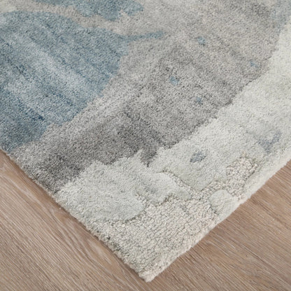 Kendall KDL8A60F Rug by Feizy in blue, gray. Made from viscose, wool in a unique style.