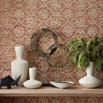 Portal Sculpture by Cyan Design in brown, stainless steel. Made from horn iron, wood in a modern style.