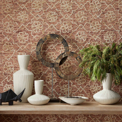 Portal Sculpture by Cyan Design in brown, stainless steel. Made from horn iron, wood in a modern style.