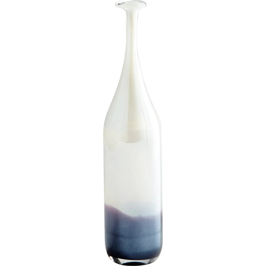 Nobel Vase by Cyan Design in purple, clear. Made from glass in a modern style.