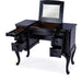 Charlotte Vanity Desk with Storage by Butler Specialty Company. Made from poplar solids, mdf, cherry veneer in a traditional style.