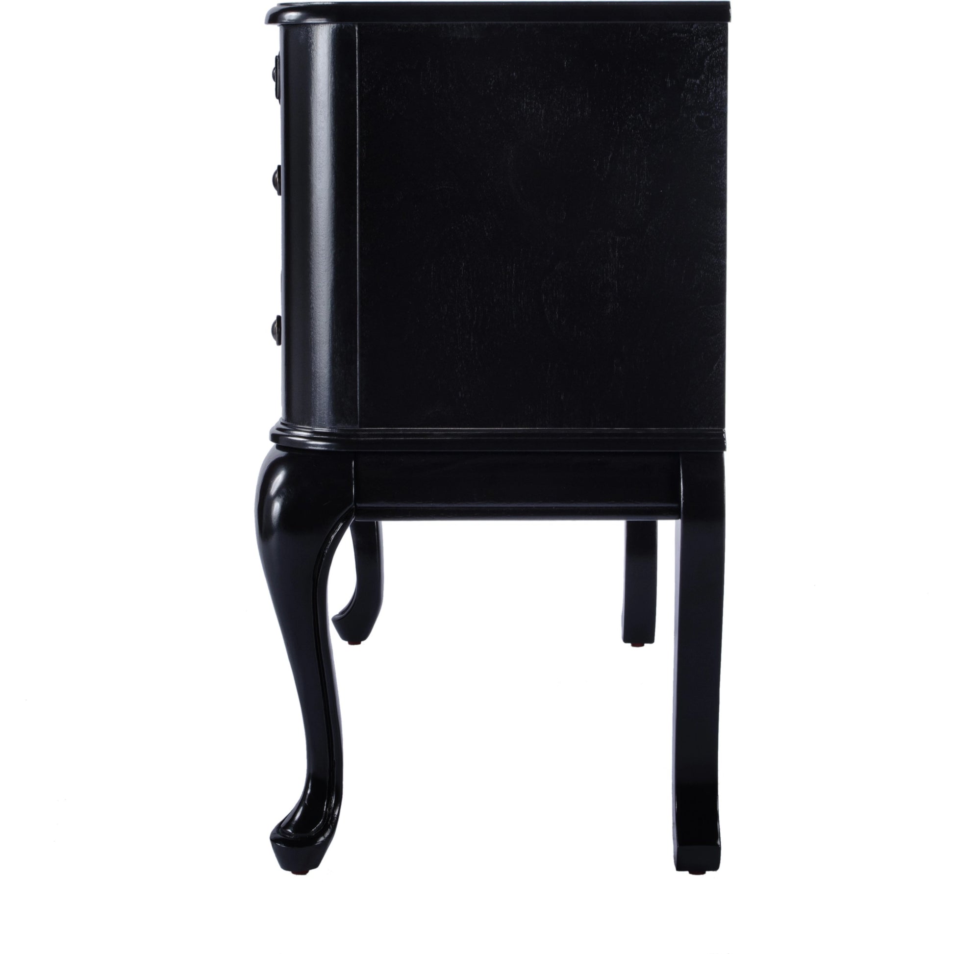 Charlotte Vanity Desk with Storage by Butler Specialty Company. Made from poplar solids, mdf, cherry veneer in a traditional style.