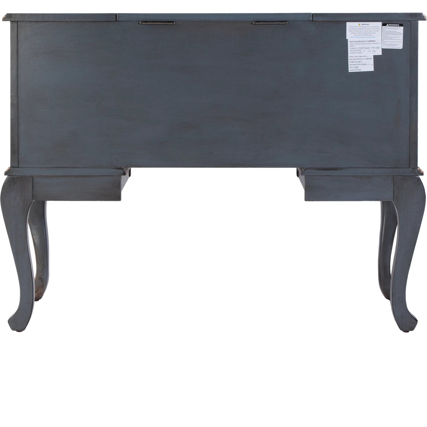 010 SI-2448124 | Additional Silo | Charlotte Vanity Desk by Butler Specialty Company. Made from poplar hardwood, cherry veneer, mdf, glass in a traditional style.