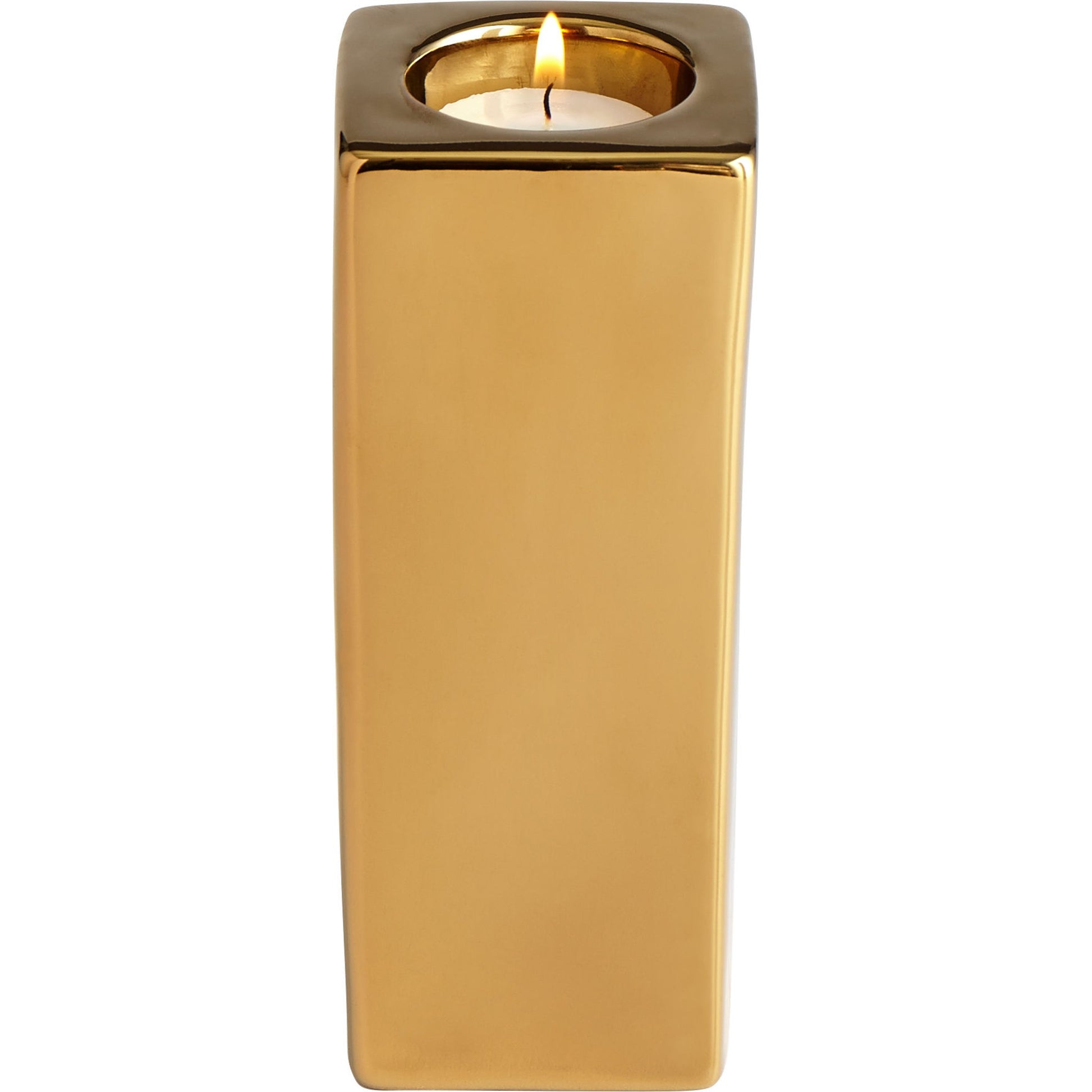 Etta Candleholder by Cyan Design in gold. Made from ceramic in a modern style.