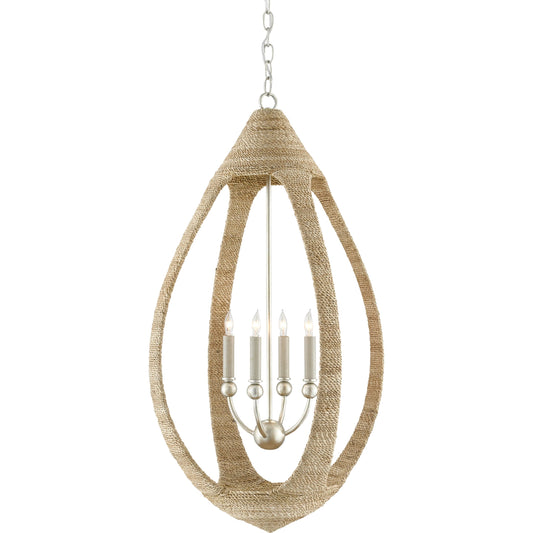 Menorca Chandelier by Currey and Company. Made from unique in a coastal style.