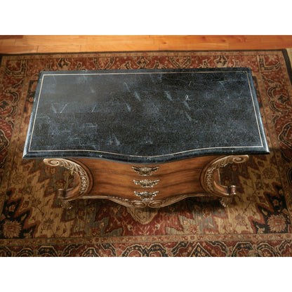 Fossil Stone Chest by Butler Specialty Company in multi-color and connoisseur's. Made from wood solids, wood veneers, resin, fossil stone, brass in a traditional style.