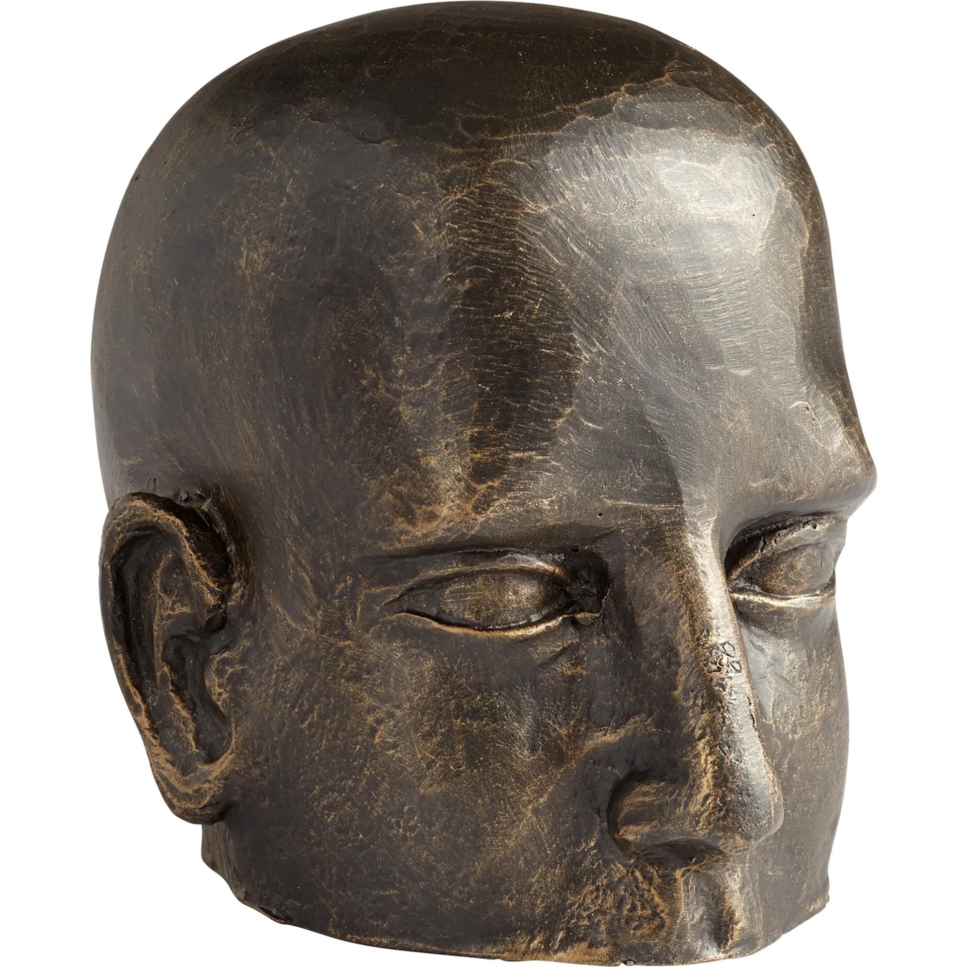 Off the Top Sculpture by Cyan Design in old world. Made from iron in a modern style.