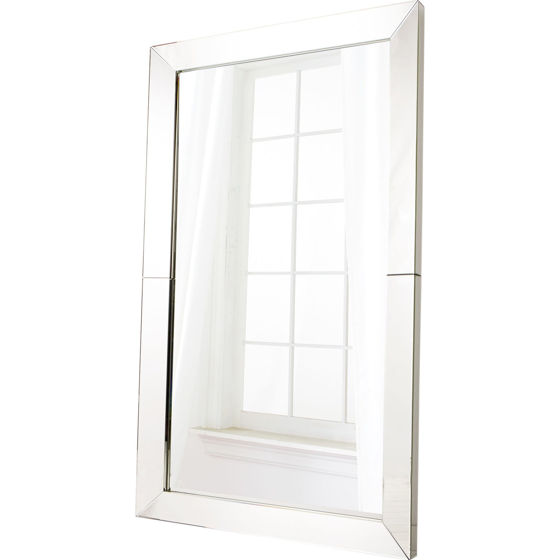 Look in Mirror by Cyan Design in clear. Made from wood, mirrored glass in a modern style.