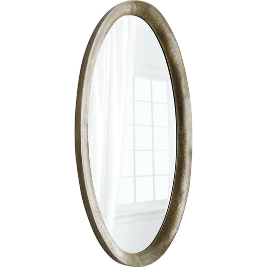 Huron Mirror by Cyan Design in silver. Made from iron, mirrored glass in a modern style.