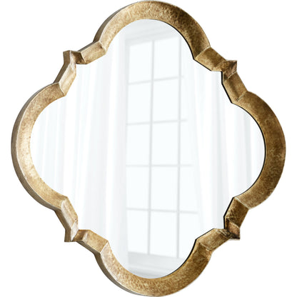 Parnel Mirror by Cyan Design in bronze. Made from iron, wood, mirrored glass in a transitional style.