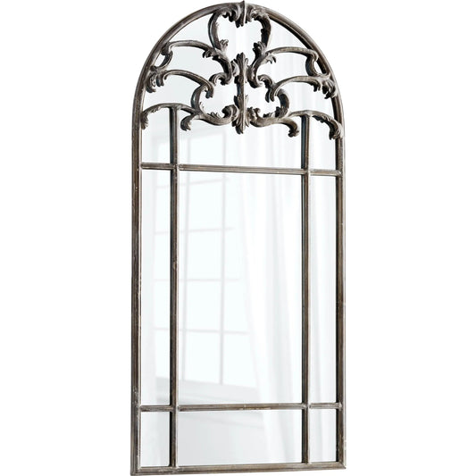 Patton Mirror by Cyan Design in rustic bronze. Made from iron, wood, mirrored glass in a rustic style.