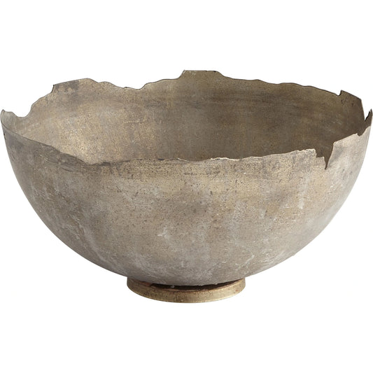 Pompeii Bowl by Cyan Design in whitewashed. Made from iron in a cottage & farmhouse style.