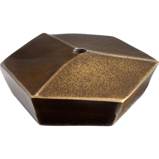 Sei Bud Vase by Cyan Design in antique brass. Made from aluminum in a modern style.