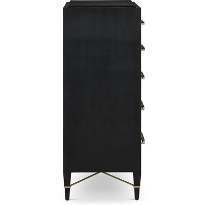 Verona Five-Drawer Chest by Currey and Company. Made from unique in a traditional style.