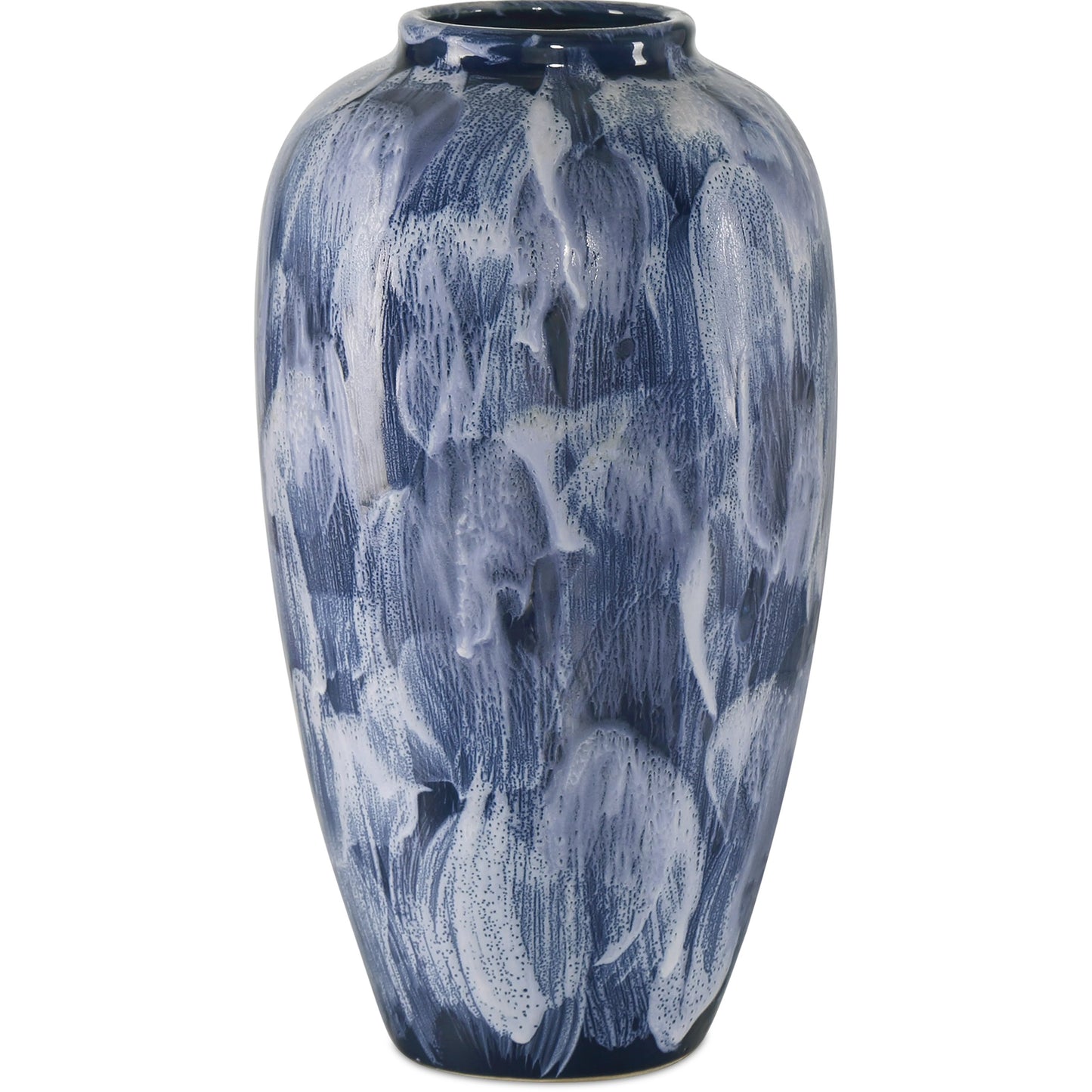 004 SI-2191801 | Additional Silo | Pallas Vase Set by Currey and Company in blue, white. Made from ceramic in a modern style.