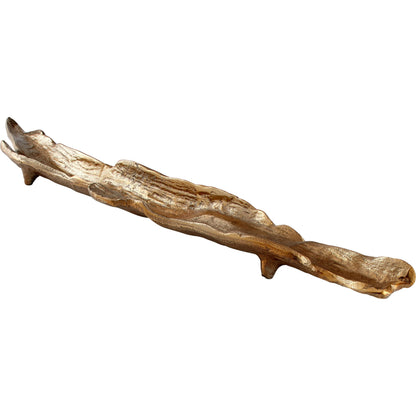 Pick up Sticks Tray by Cyan Design in gold. Made from aluminum in a modern style.