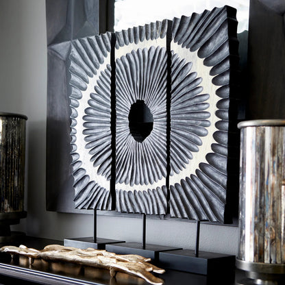 Pick up Sticks Tray by Cyan Design in gold. Made from aluminum in a modern style.