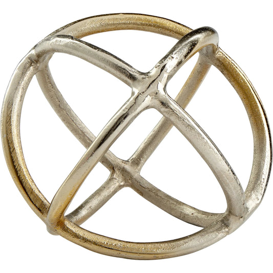 Jacks in Orbit Filler by Cyan Design in nickel. Made from aluminum in a modern style.