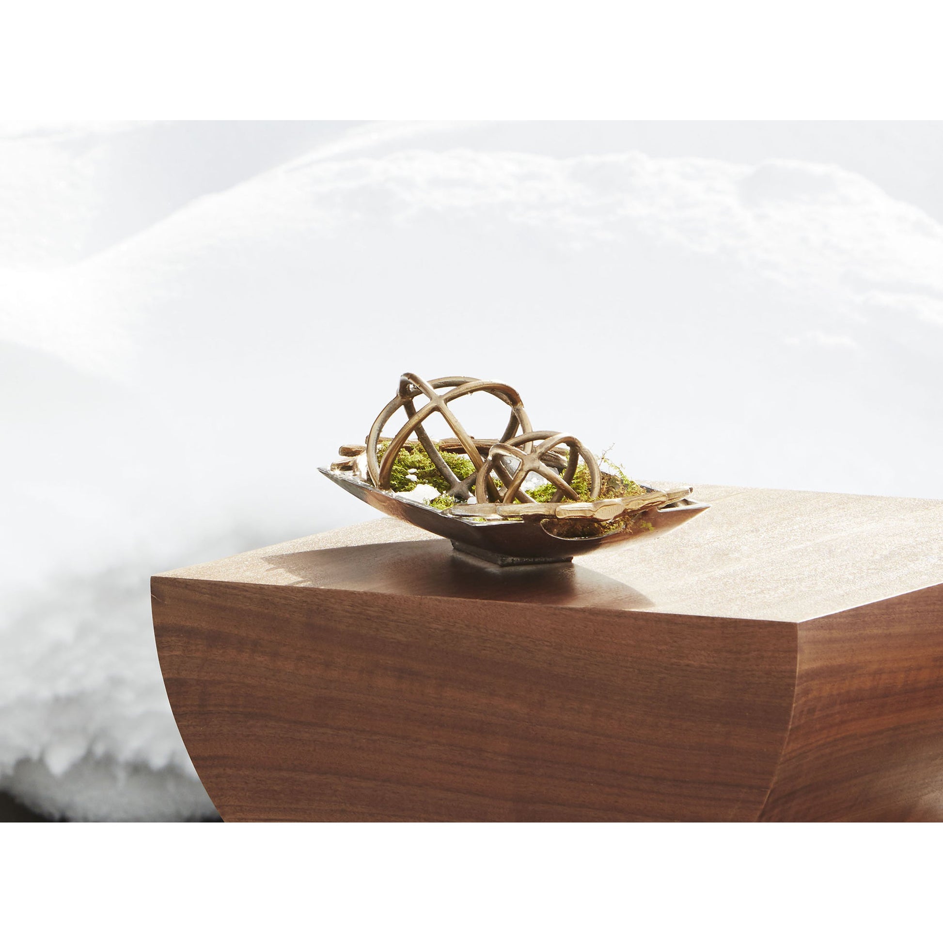 Jacks in Orbit Filler by Cyan Design in nickel. Made from aluminum in a modern style.