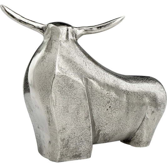 Freeplay Sculpture by Cyan Design in raw nickel. Made from aluminum in a modern style.
