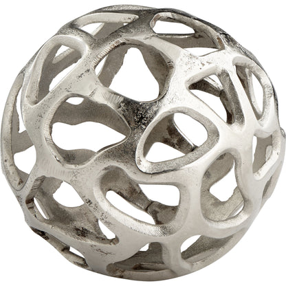 Star Chasing Filler by Cyan Design in raw nickel. Made from aluminum in a modern style.