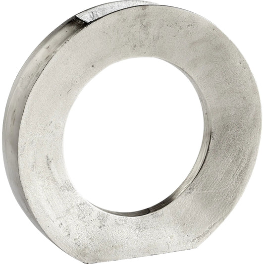 Rise and Shine Vase by Cyan Design in raw nickel. Made from aluminum in a modern style.