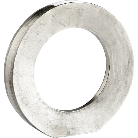 Rise and Shine Vase by Cyan Design in raw nickel. Made from aluminum in a modern style.