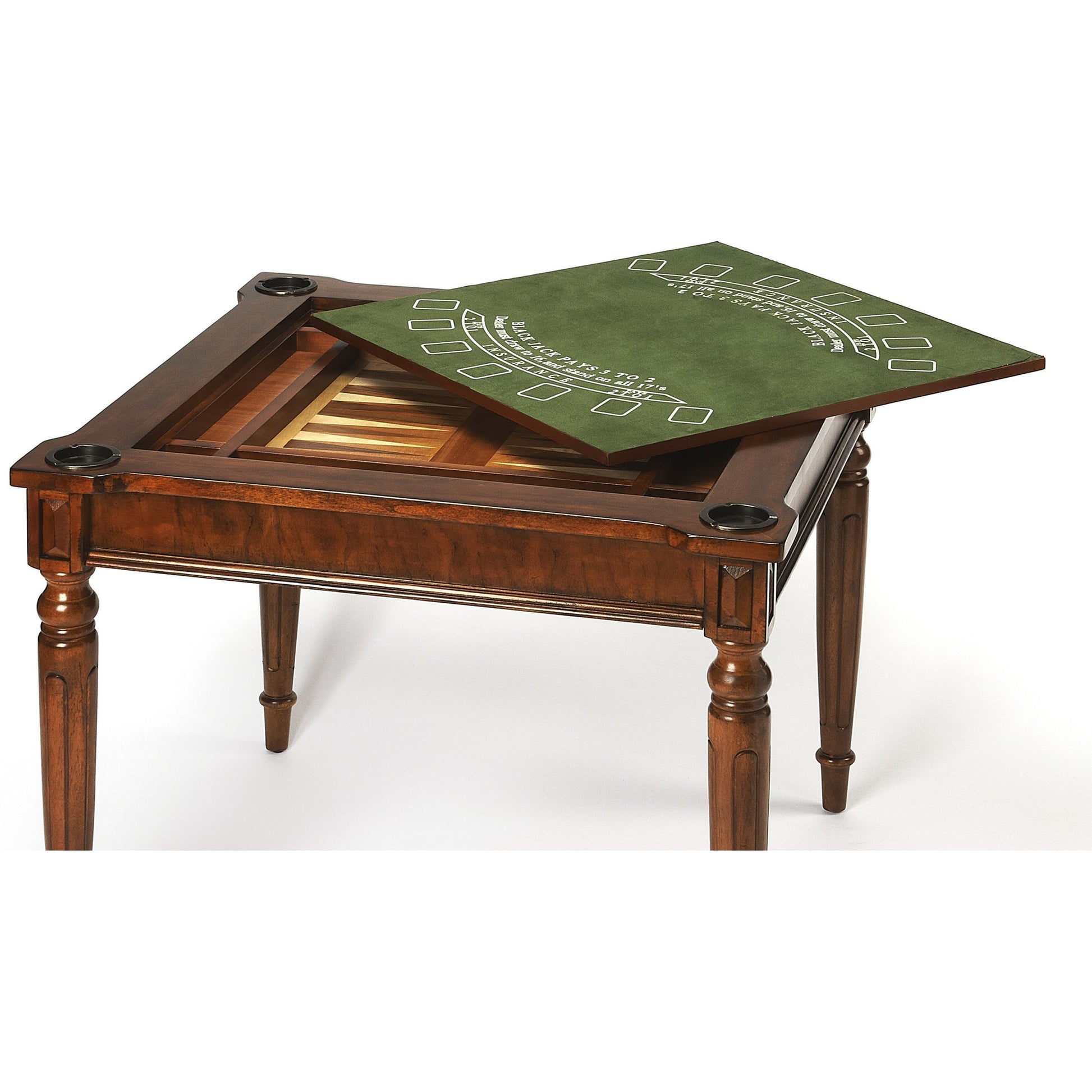 Vincent Multi-Game Card Table by Butler Specialty Company. Made from unique in a traditional style.