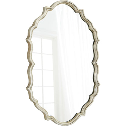 Look at You Mirror by Cyan Design in white patina. Made from iron, wood, mirrored glass in a transitional style.