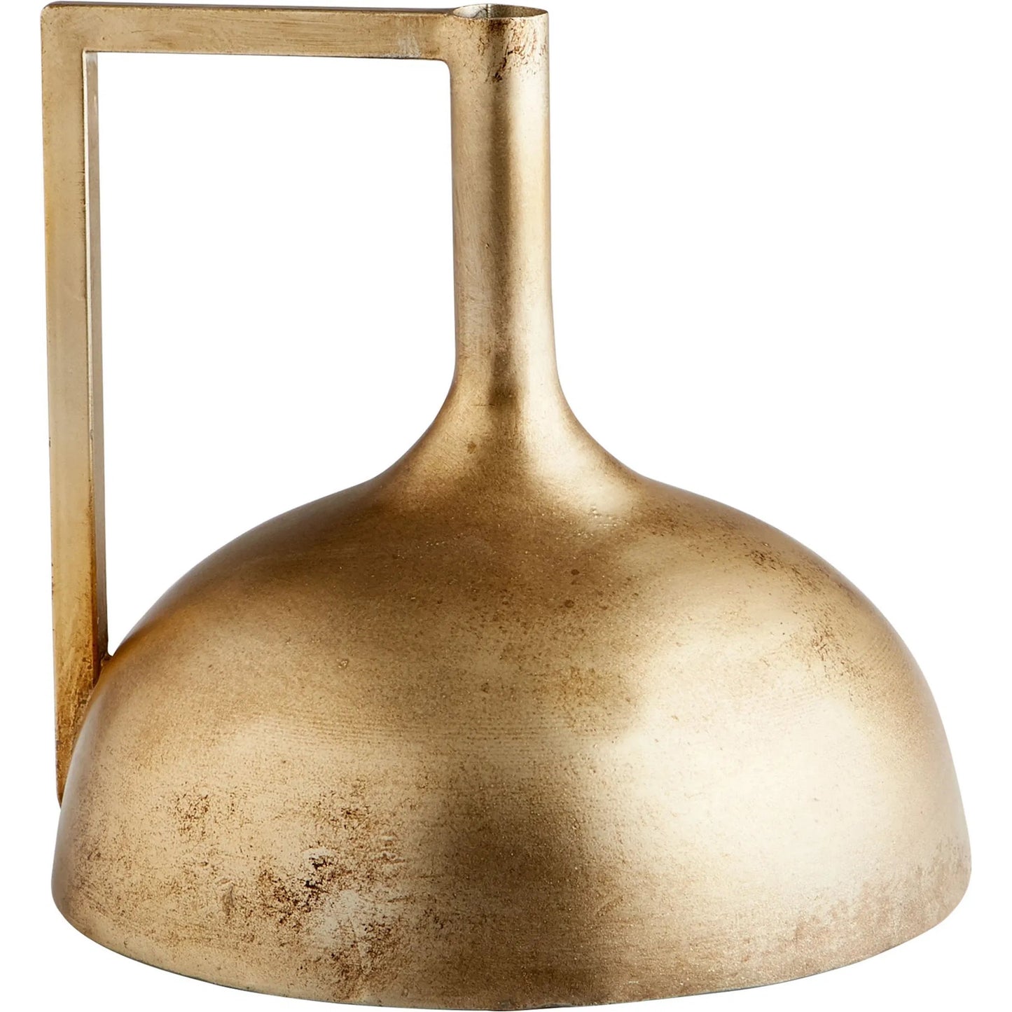 001 S-255349 | Primary Silo | Domed Decor Vase by Cyan Design in bronze. Made from iron in a eclectic & global style.