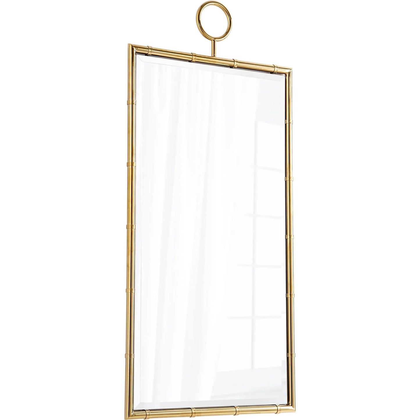 001 S-255773 | Primary Silo | Golden Image Mirror by Cyan Design in brass. Made from iron, wood, mirrored glass in a transitional style.