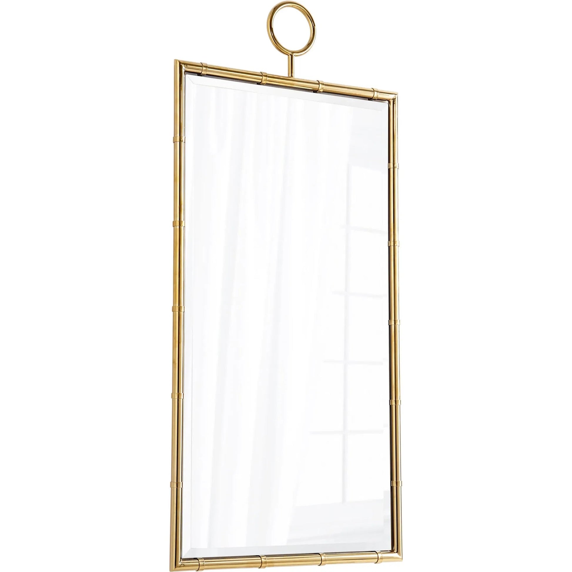 Golden Image Mirror by Cyan Design in brass. Made from iron, wood, mirrored glass in a transitional style.