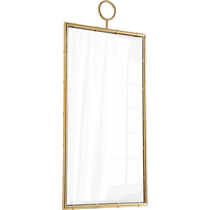 Golden Image Mirror by Cyan Design in brass. Made from iron, wood, mirrored glass in a transitional style.