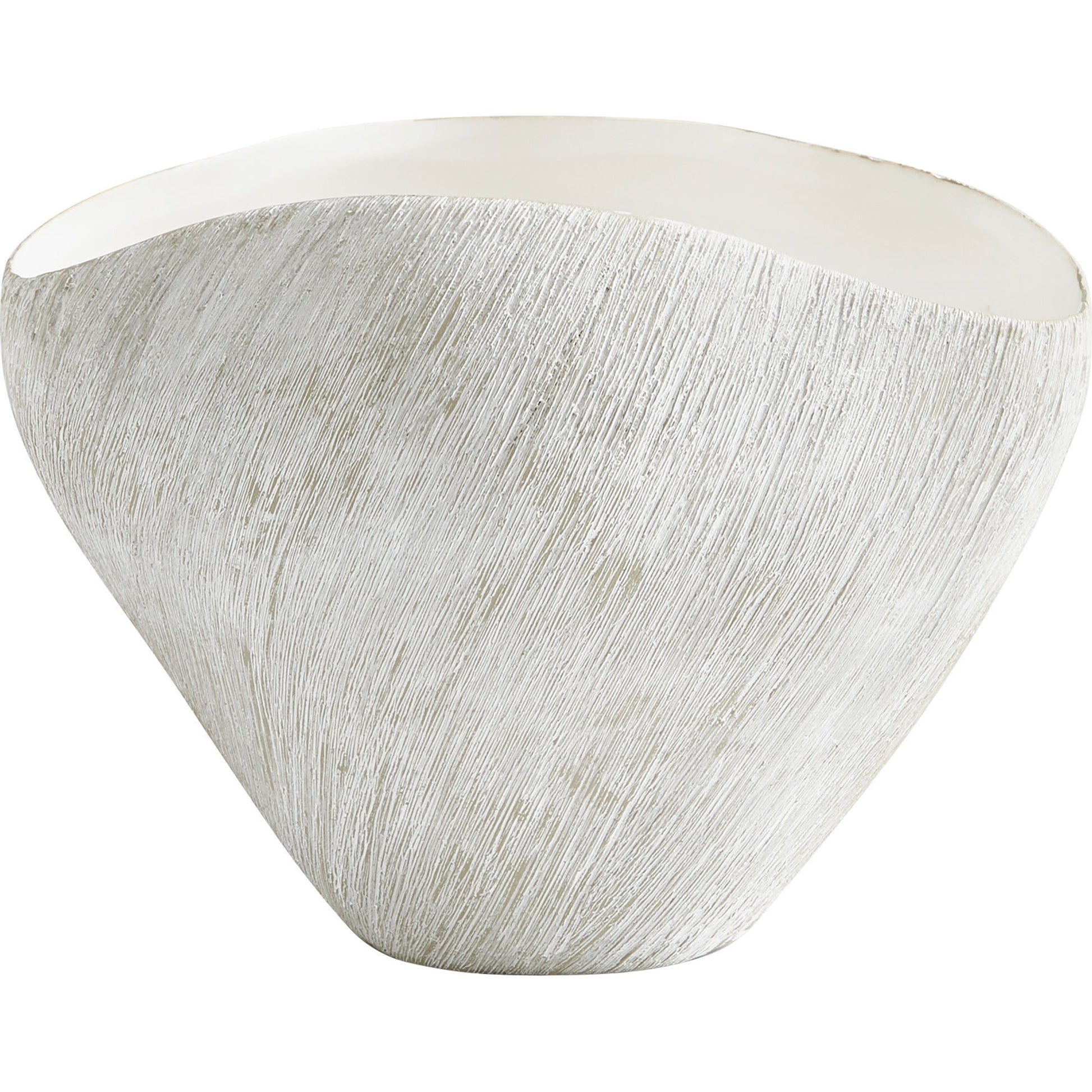 Selena Vase by Cyan Design in natural stone. Made from ceramic in a modern style.