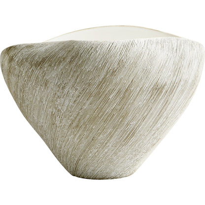 Selena Vase by Cyan Design in natural stone. Made from ceramic in a modern style.