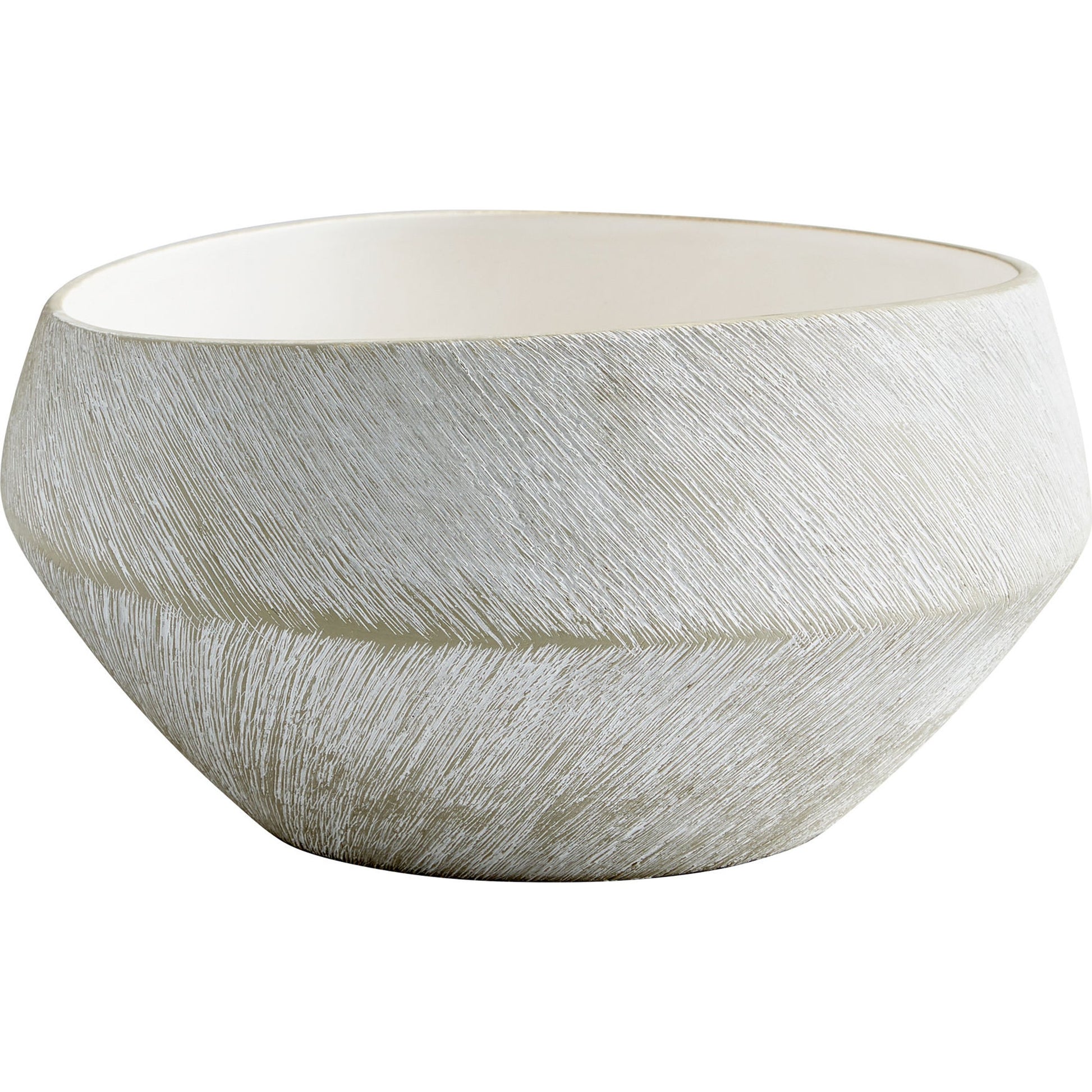 Selena Basin Planter by Cyan Design in natural stone. Made from ceramic in a modern style.