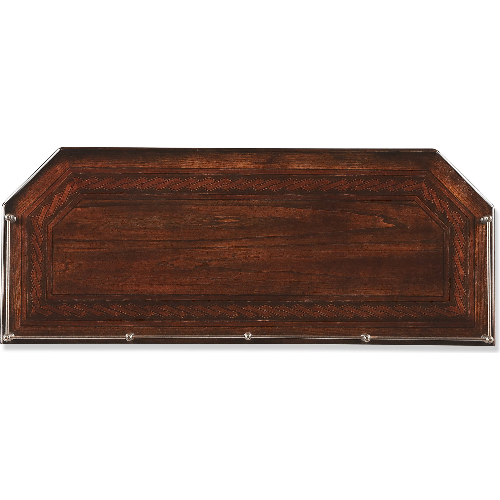 Charleston Console Table by Butler Specialty Company. Made from poplar solids, mdf, ash, mahogany veneers in a traditional style.