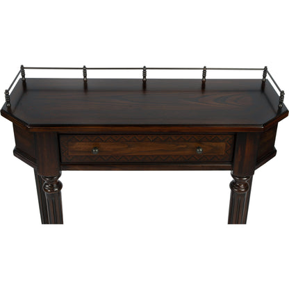 Charleston Console Table by Butler Specialty Company. Made from poplar solids, mdf, ash, mahogany veneers in a traditional style.