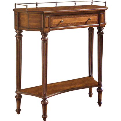 Charleston Console Table by Butler Specialty Company. Made from poplar solids, mdf, ash, mahogany veneers in a traditional style.