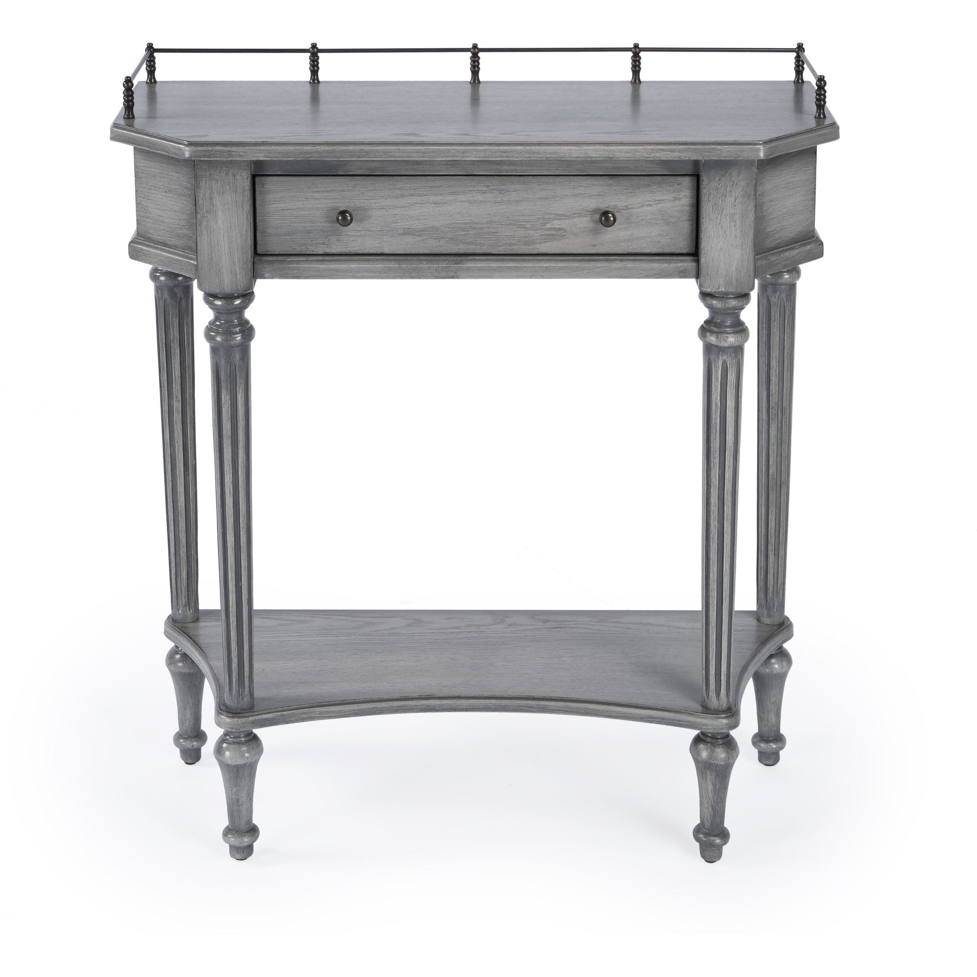 Charleston Console Table by Butler Specialty Company. Made from poplar solids, mdf, ash, mahogany veneers in a traditional style.