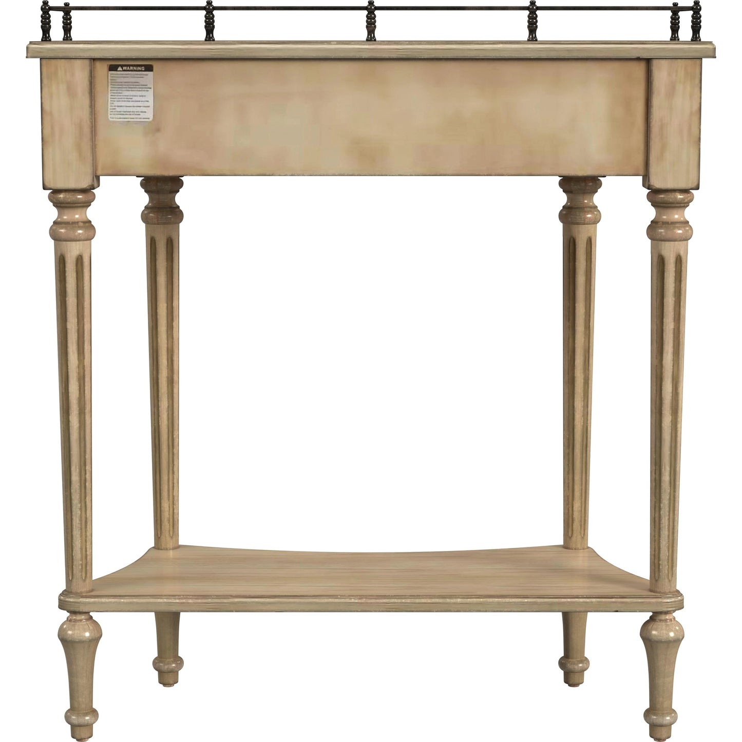 004 SI-2021908 | Additional Silo | Charleston One Drawer Console Table by Butler Specialty Company in beige and antique beige. Made from oak veneer, fiberboard, poplar solids, resin in a modern style.