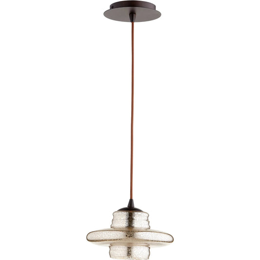 Celeste Pendant by Cyan Design in oiled bronze, mercury glass. Made from mercury glass, metal in a modern style.